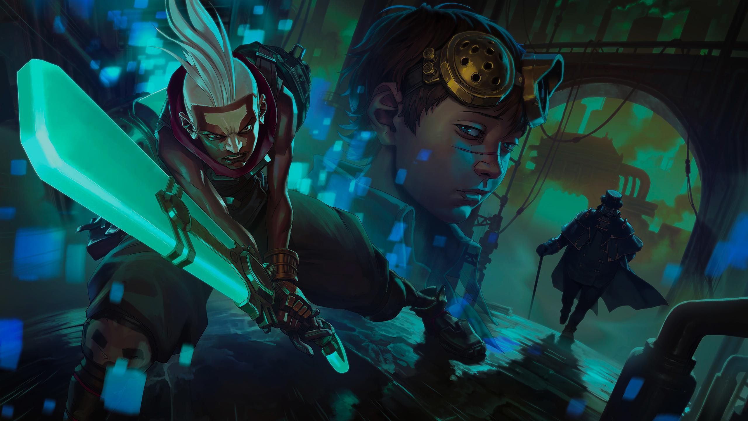 2560x1440 Ekko Chronobreak of Legends Wallpaper 1440p