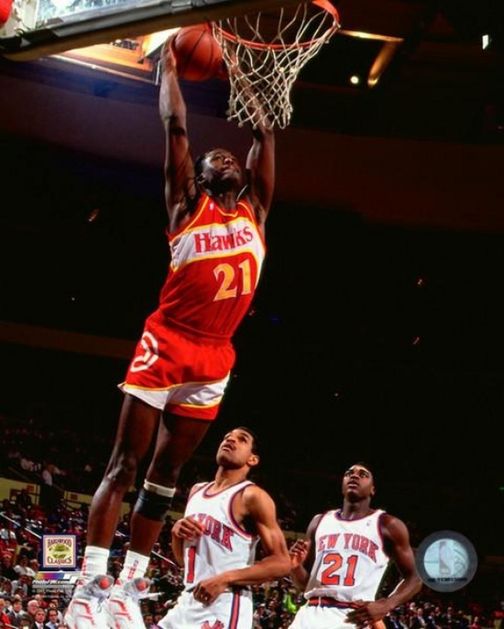 1025x1280 Dominique Wilkins 1990 Action Photo Print # VARPFSAATX216