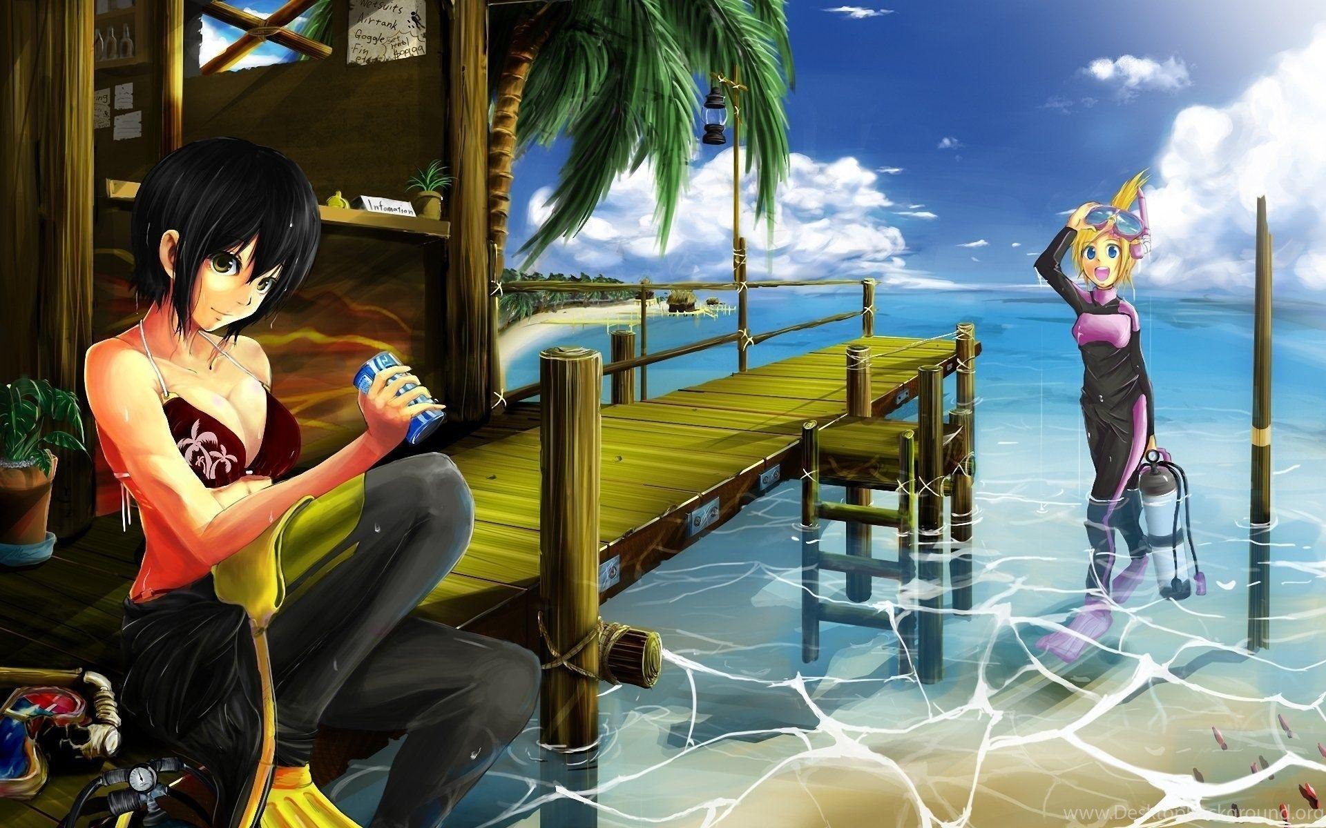 Anime Summer Wallpapers Top Free Anime Summer Backgrounds