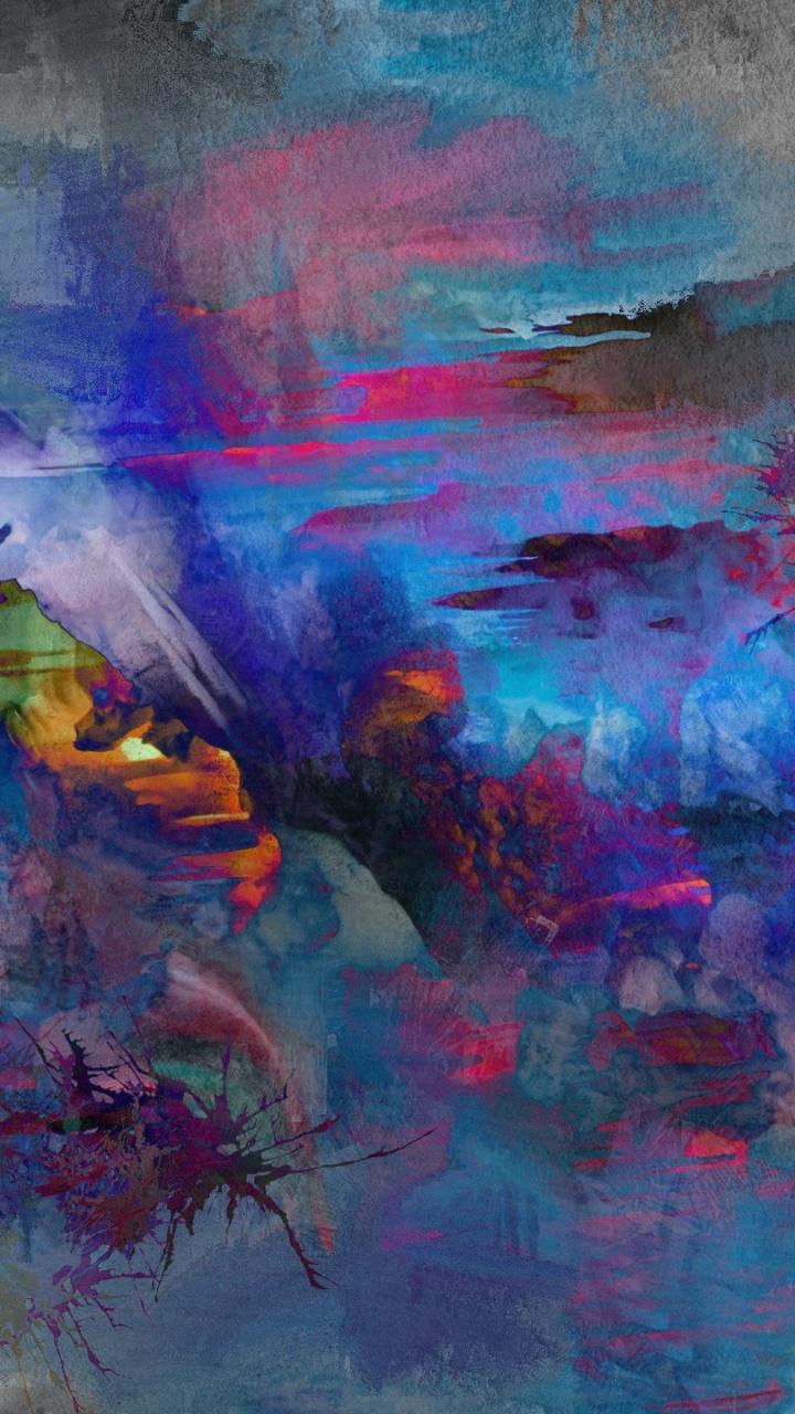 720x1280 Abstract Painting Wallpaper Phone