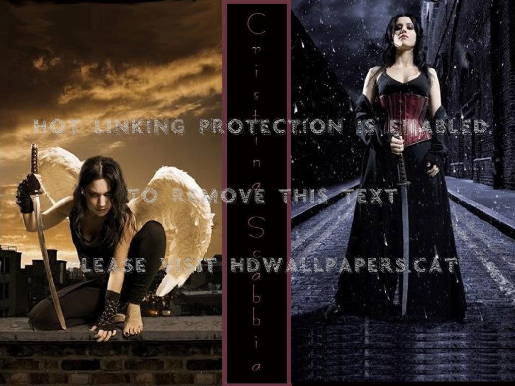 1024x768 Lacuna Coil Good And Evil Cristina Music