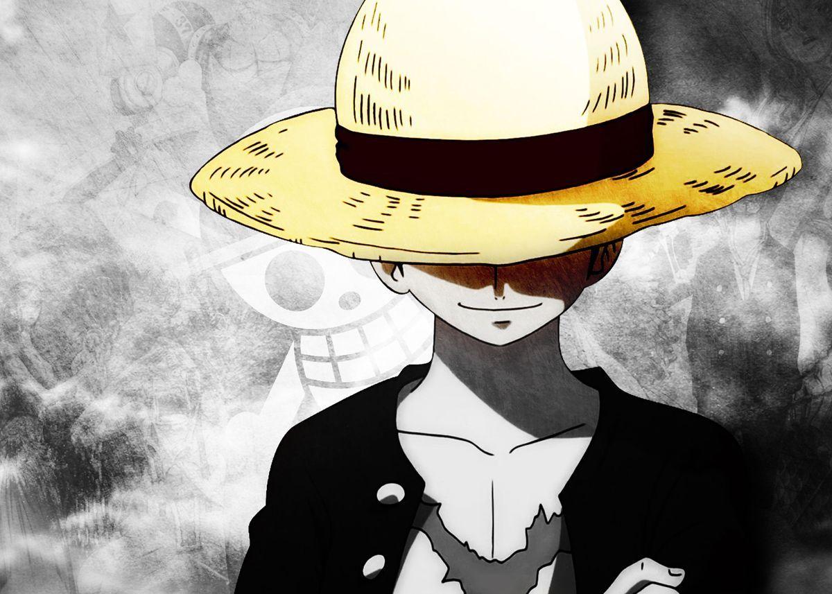 1200x857 One Piece' Poster by Floyd Pauly. Displate. One piece manga, Monkey d. luffy wallpaper, Luffy