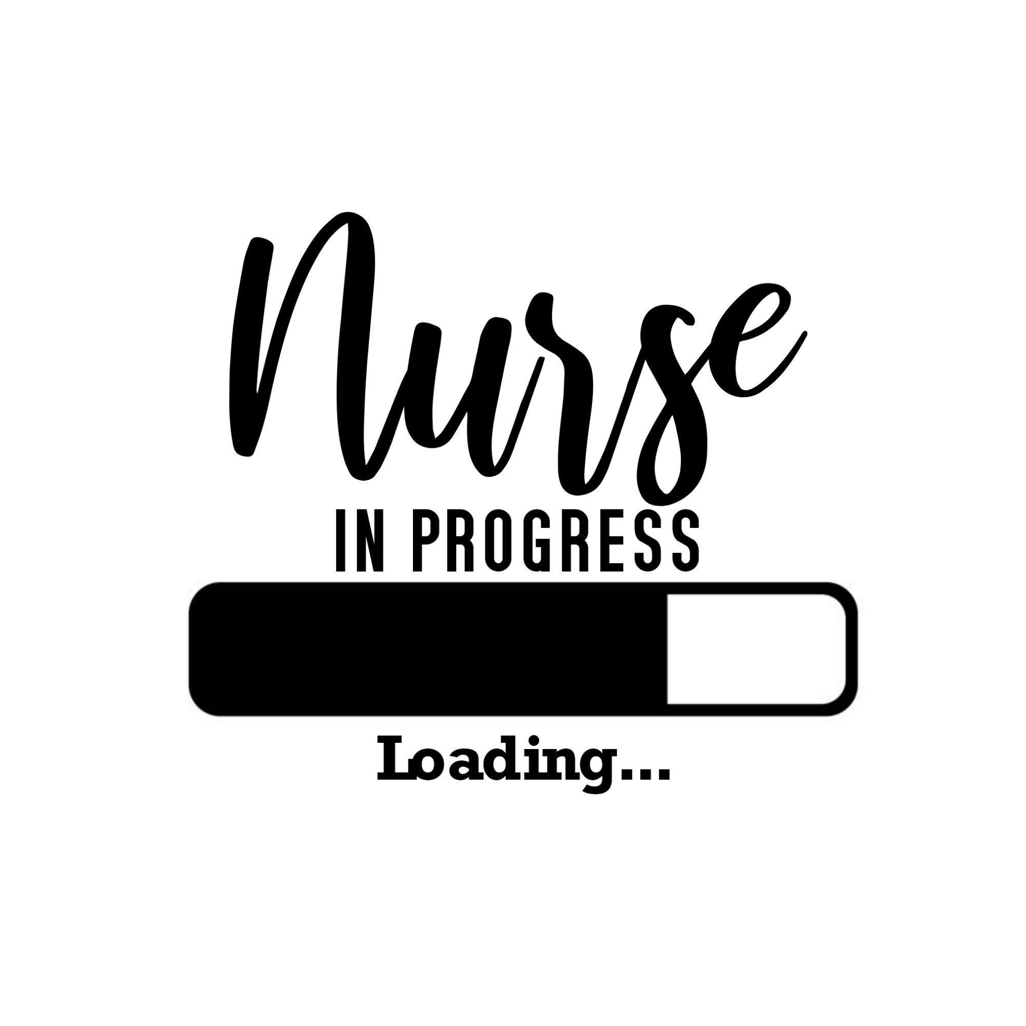 2000x2000 Nurse in Progress Vinyl Decal. Yeti Cups Laptops Cars. Medical school inspiration, Nurse quotes inspirational, Nurse quotes