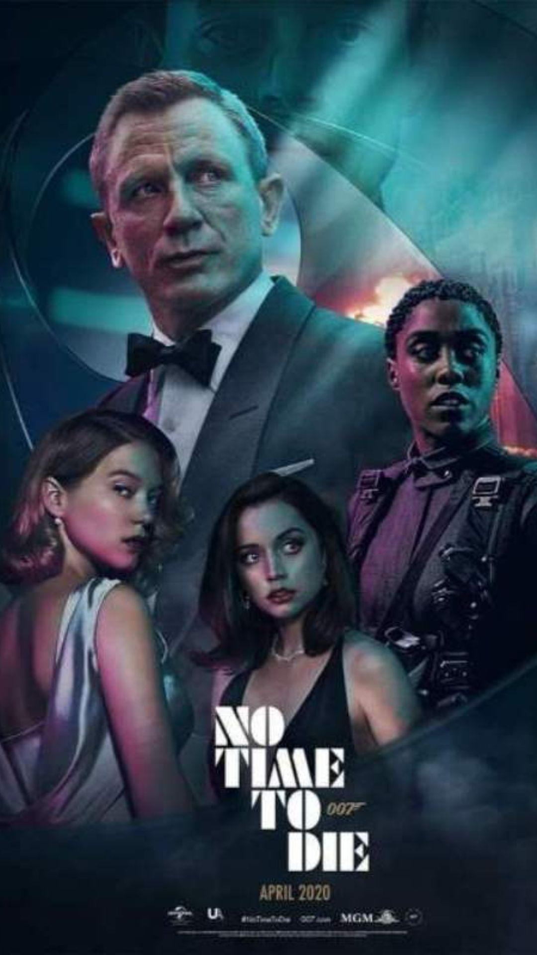 1080x1920 James Bond No Time To Die Phone Wallpaper Bond No Time To Die Phone Wallpaper