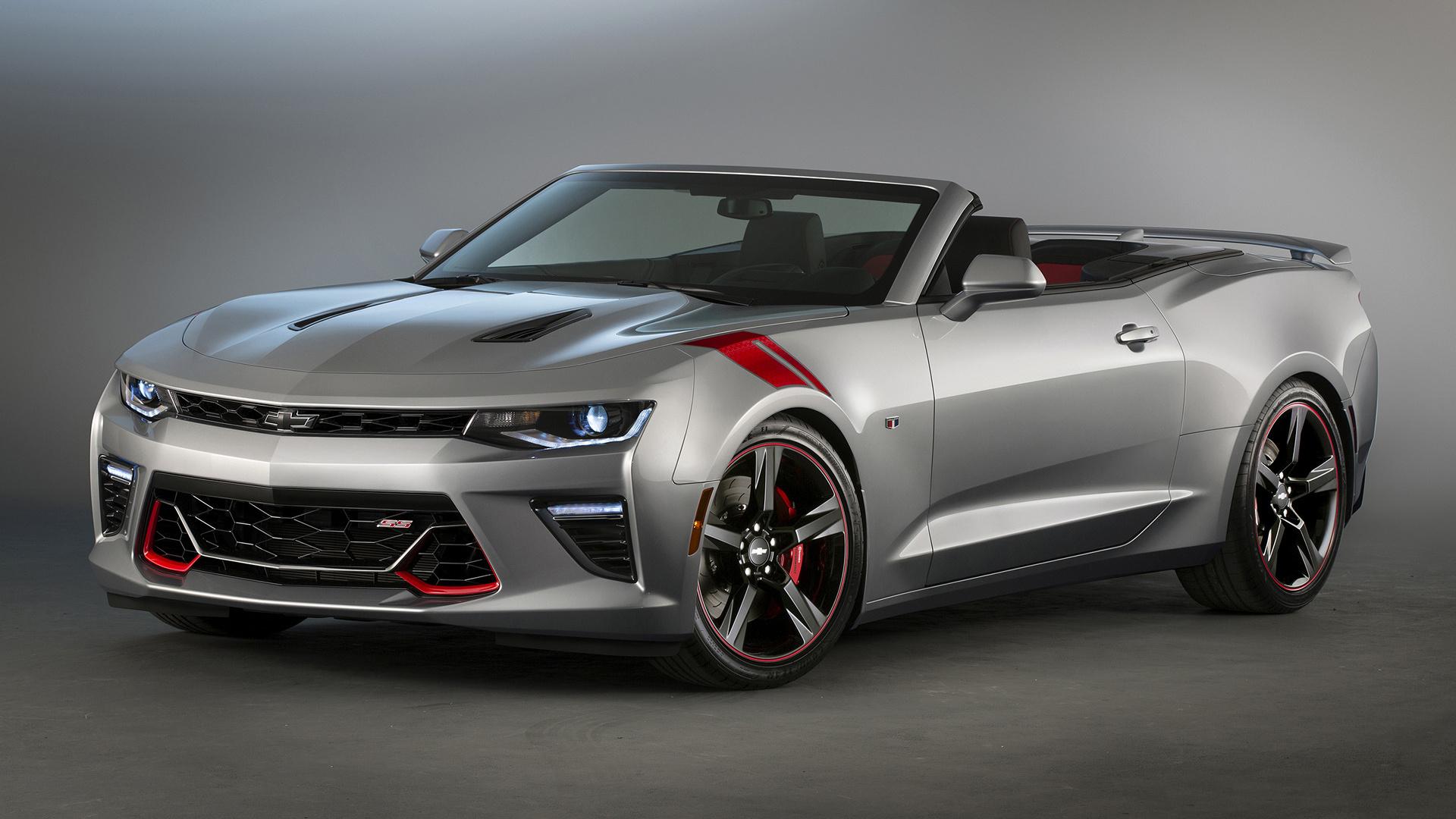 1920x1080 Chevrolet Camaro SS Convertible Red Accent Concept HD Wallpaper