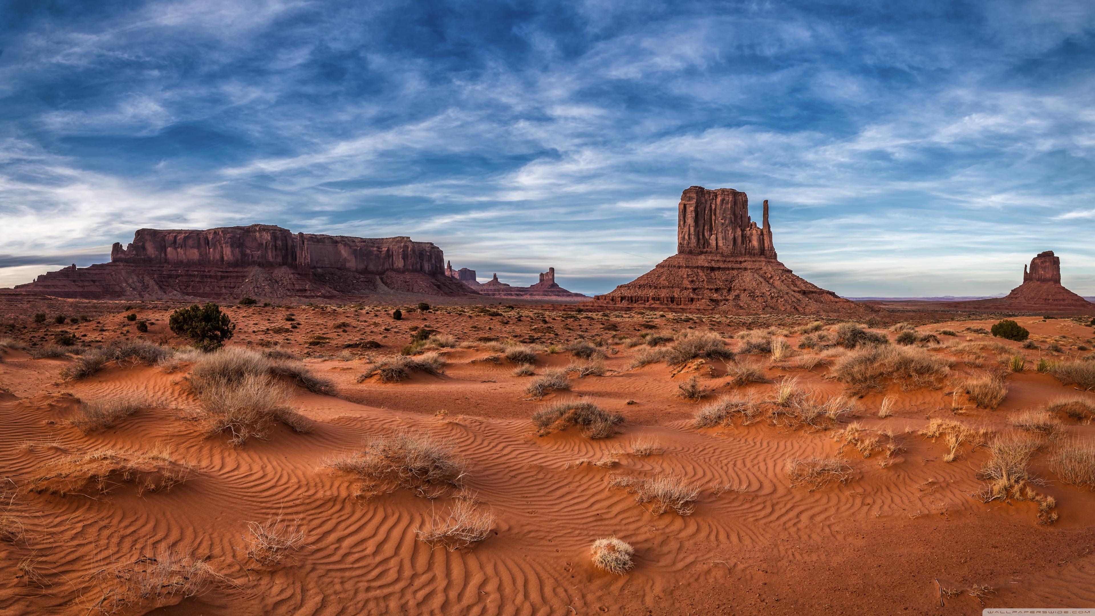 3840x2160 West Mitten Butte in Monument Valley Navajo Tribal Park, Arizona Ultra HD Desktop Background Wallpaper for 4K UHD TV : Widescreen & UltraWide Desktop & Laptop : Multi Display, Dual Monitor : Tablet
