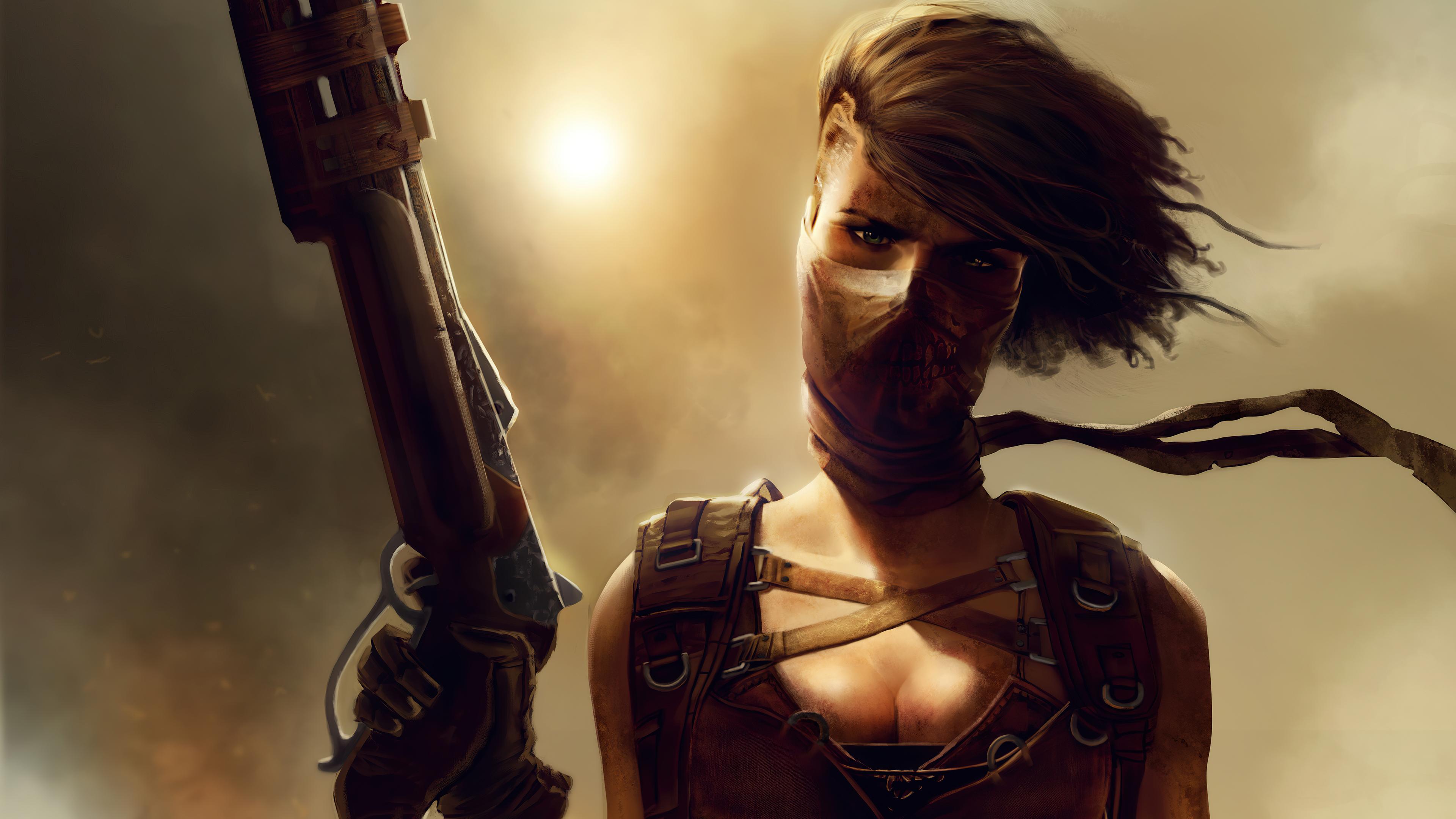 3840x2161 Wallpaper 4k Fury Road Warrior Girl 4k Wallpaper