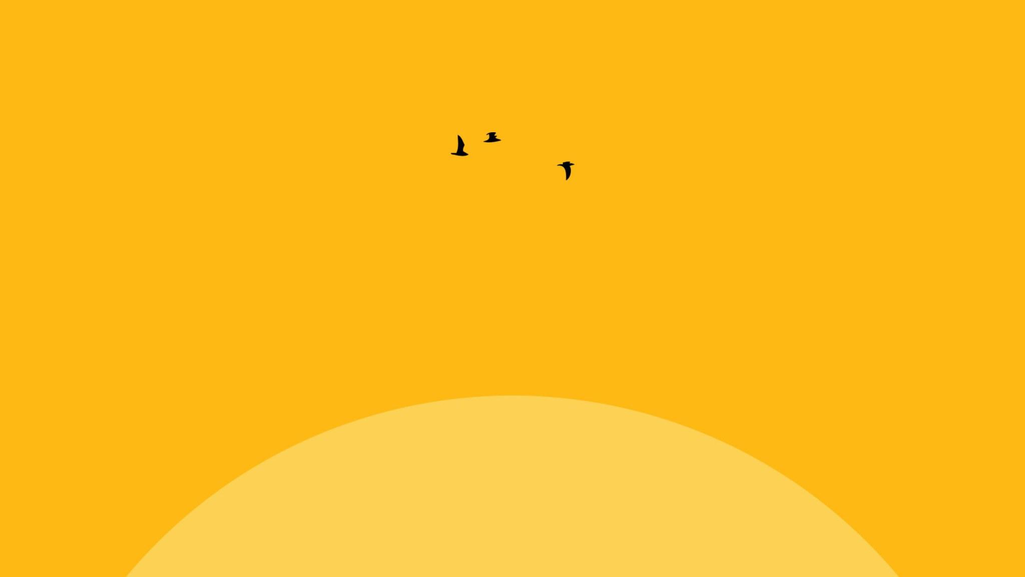 2048x1152 Yellow Picture Aesthetic • Wallpaper For You