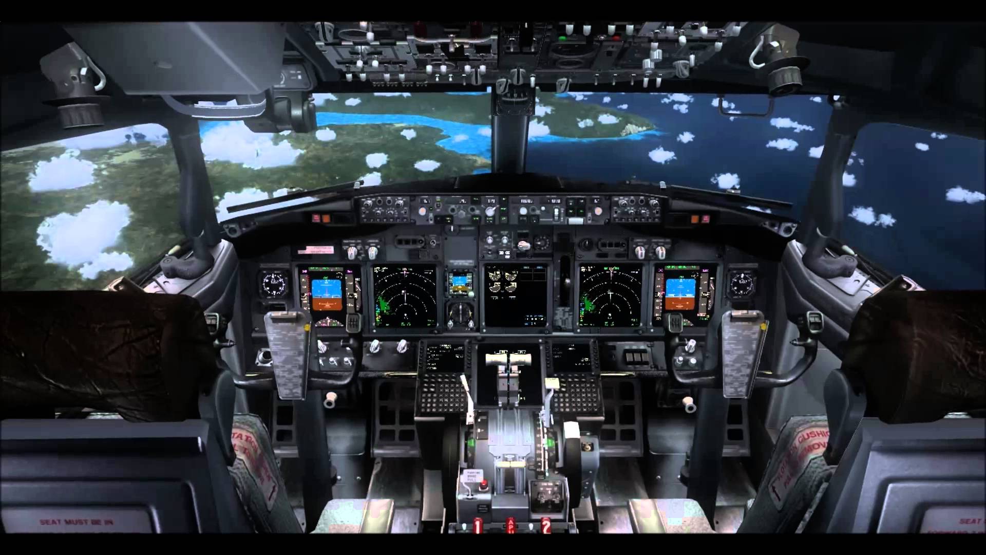 1920x1080 787 Cockpit Wallpaper