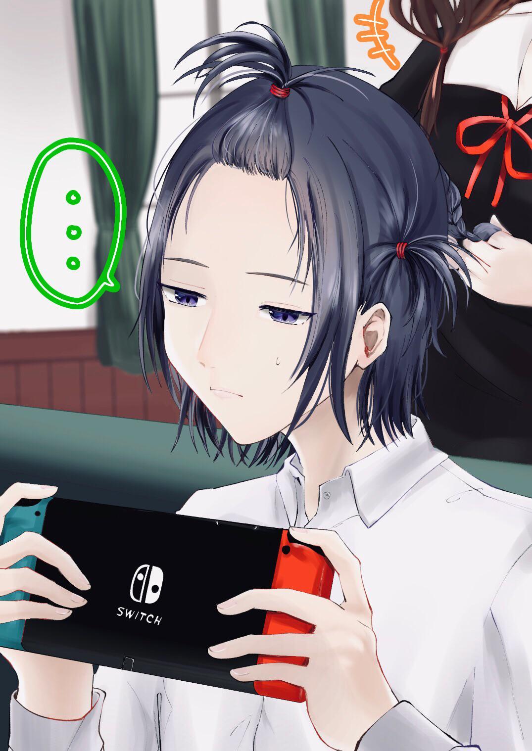 1075x1518 Ishigami Playing Video Games While Lino Is Playing With His Hair : R Kaguya_sama