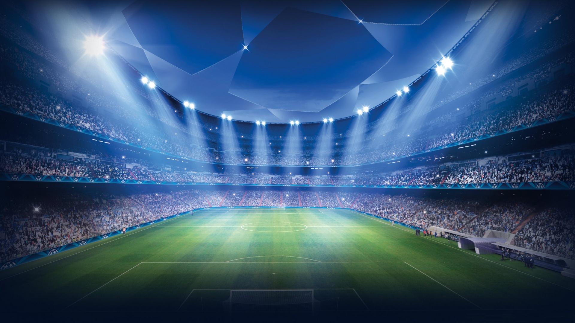 1920x1080 HD Soccer Stadium Wallpaper