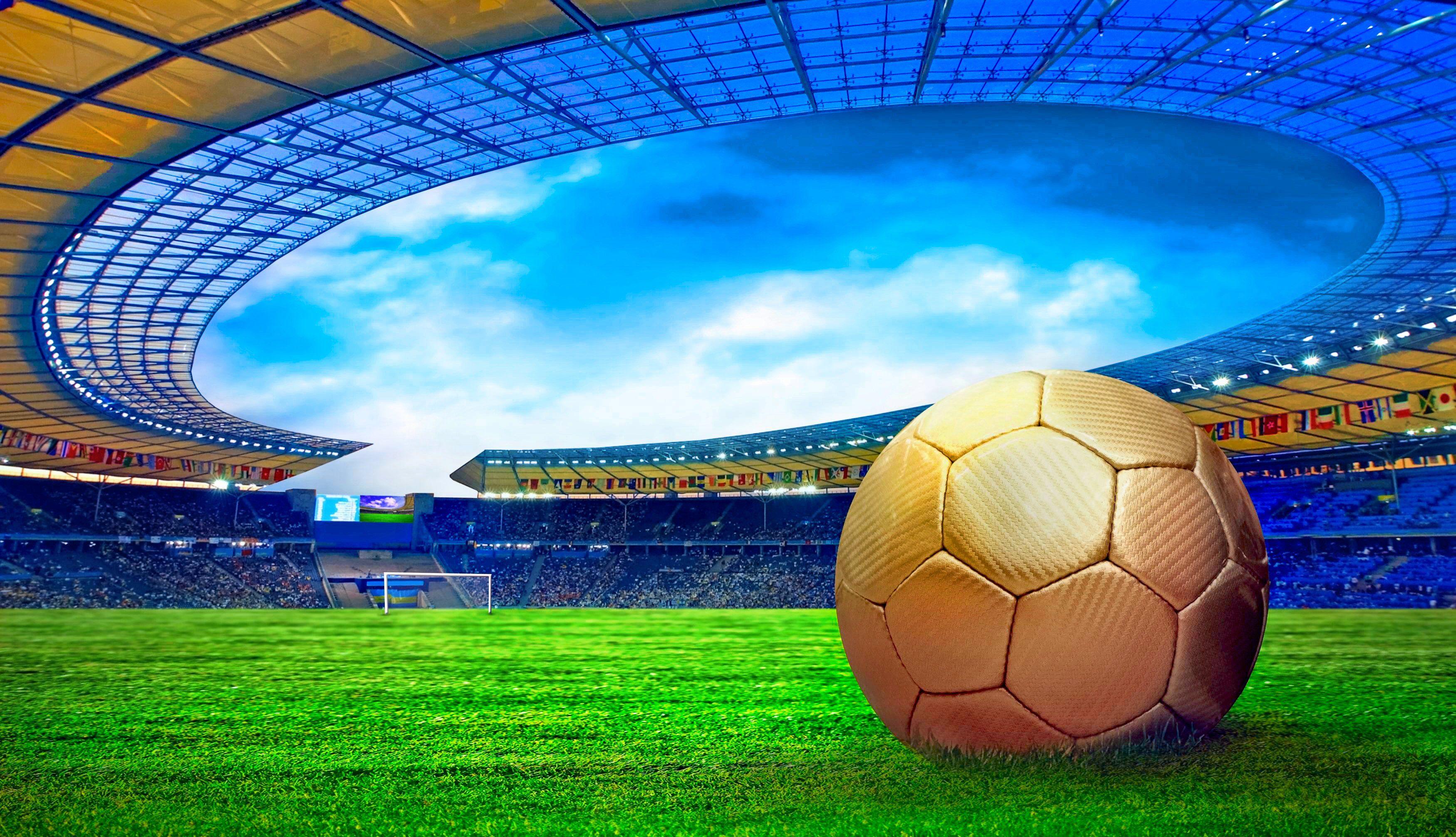 3500x2013 Cool Soccer Wallpaper