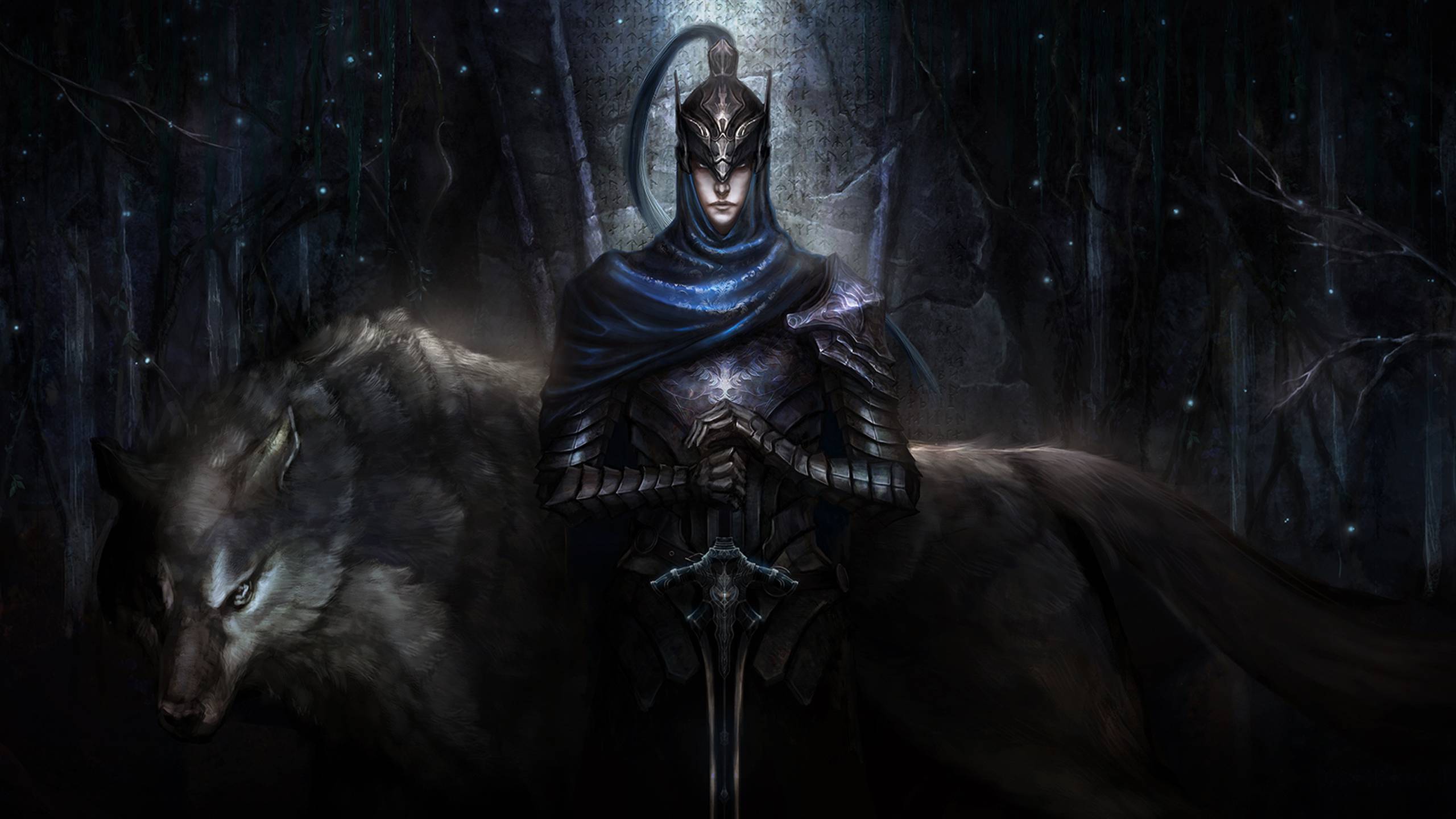 2560x1440 Dark Souls Ornstein Is Standing With Sword Wallpaper, HD Games 4K Wallpaper, Image, Photo and Background