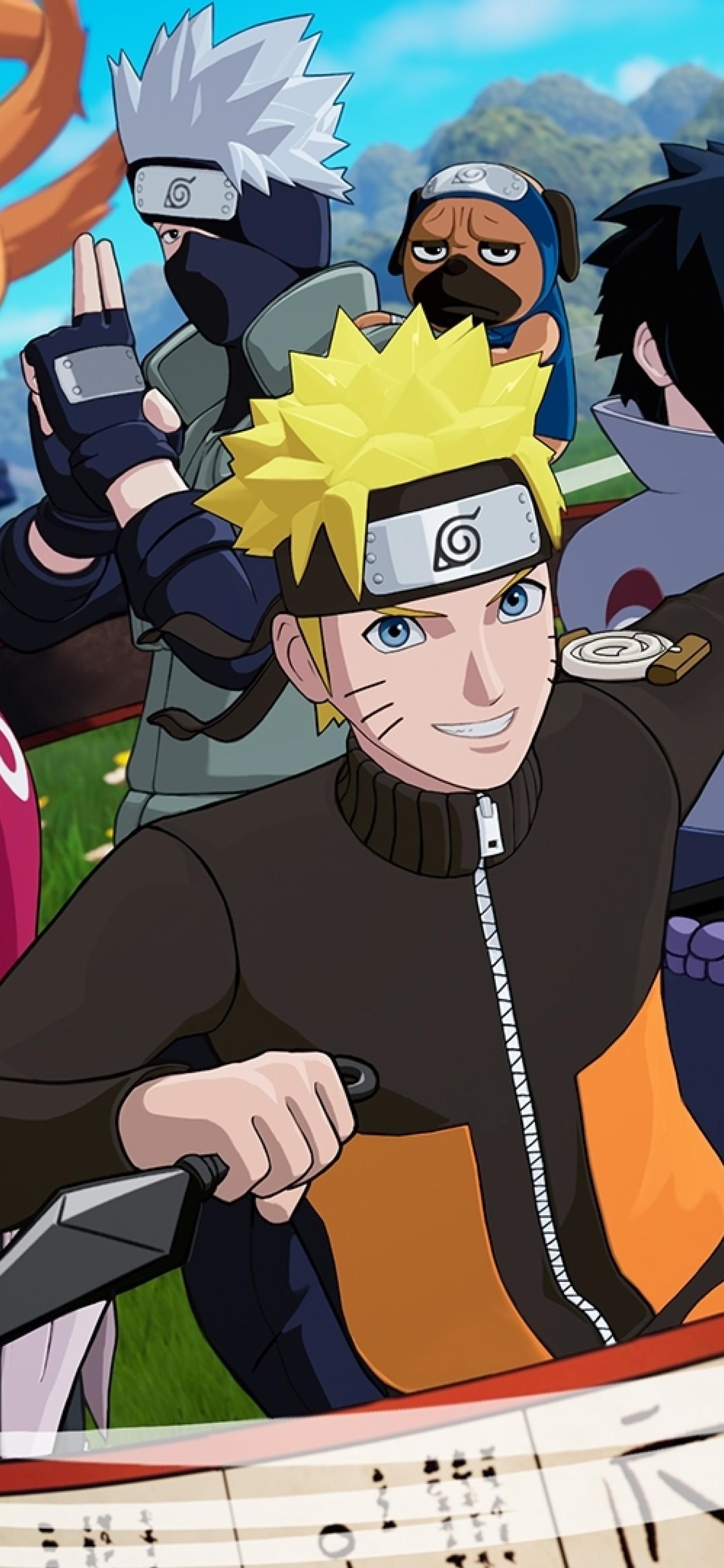 1440x3120 Naruto and Team 7 x Fortnite 1440x3120 Resolution Wallpaper, HD Games 4K Wallpaper, Image, Photo and Background