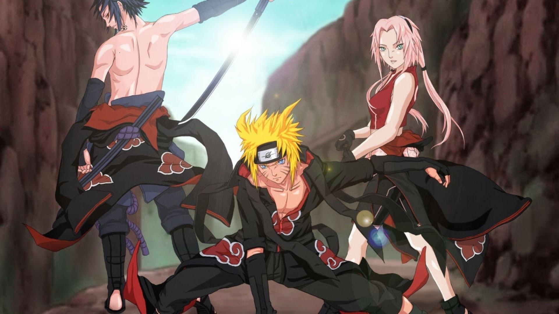 1920x1080 4K wallpaper: Naruto Team 7 HD Wallpaper