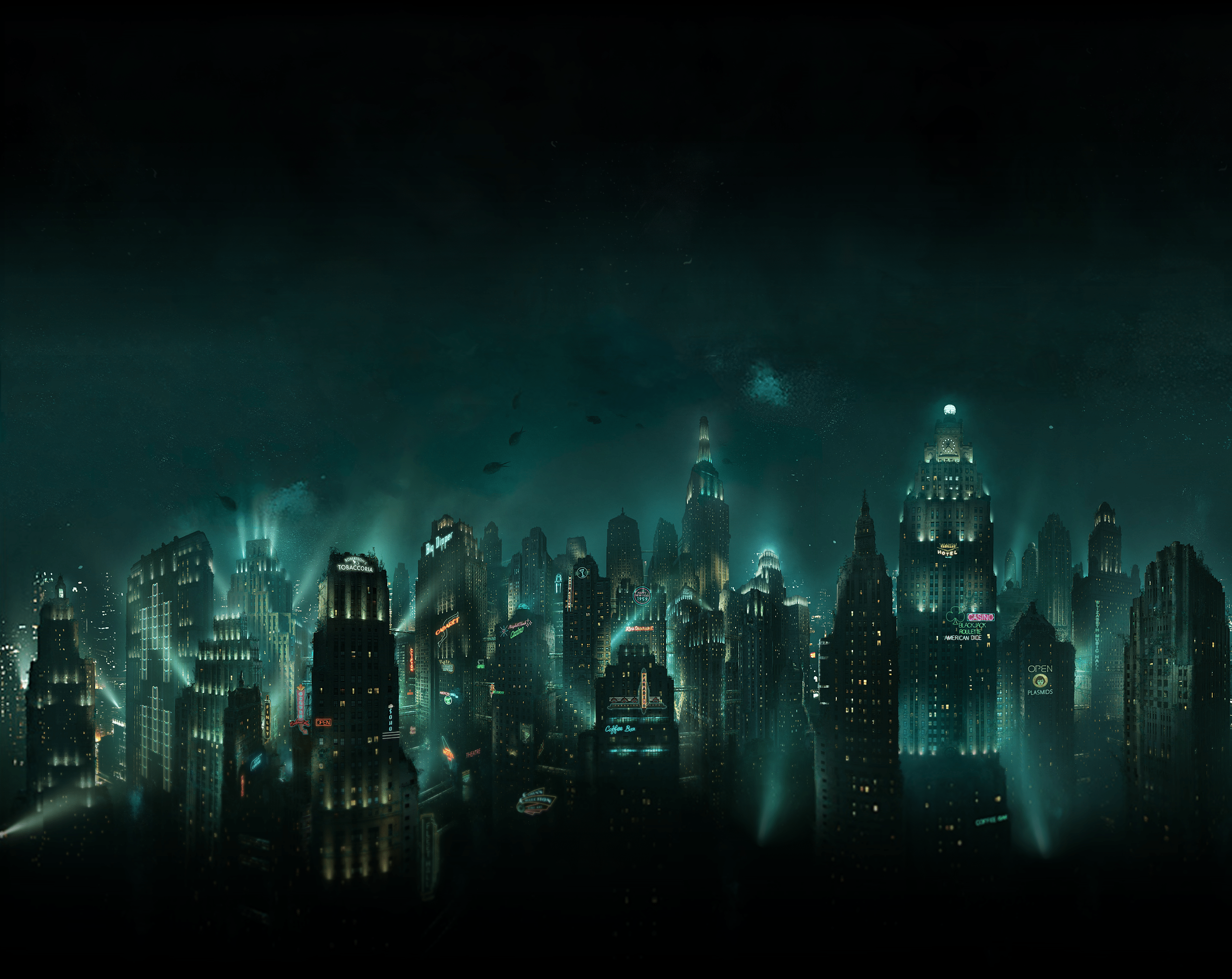 2643x2101 Rapture {Bioshock}