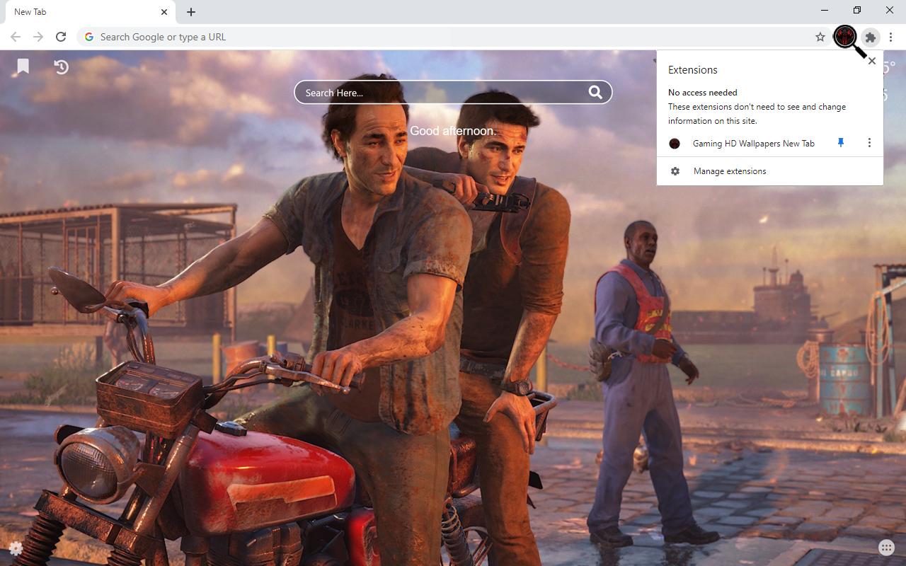 1280x800 Gaming HD Wallpaper New Tab