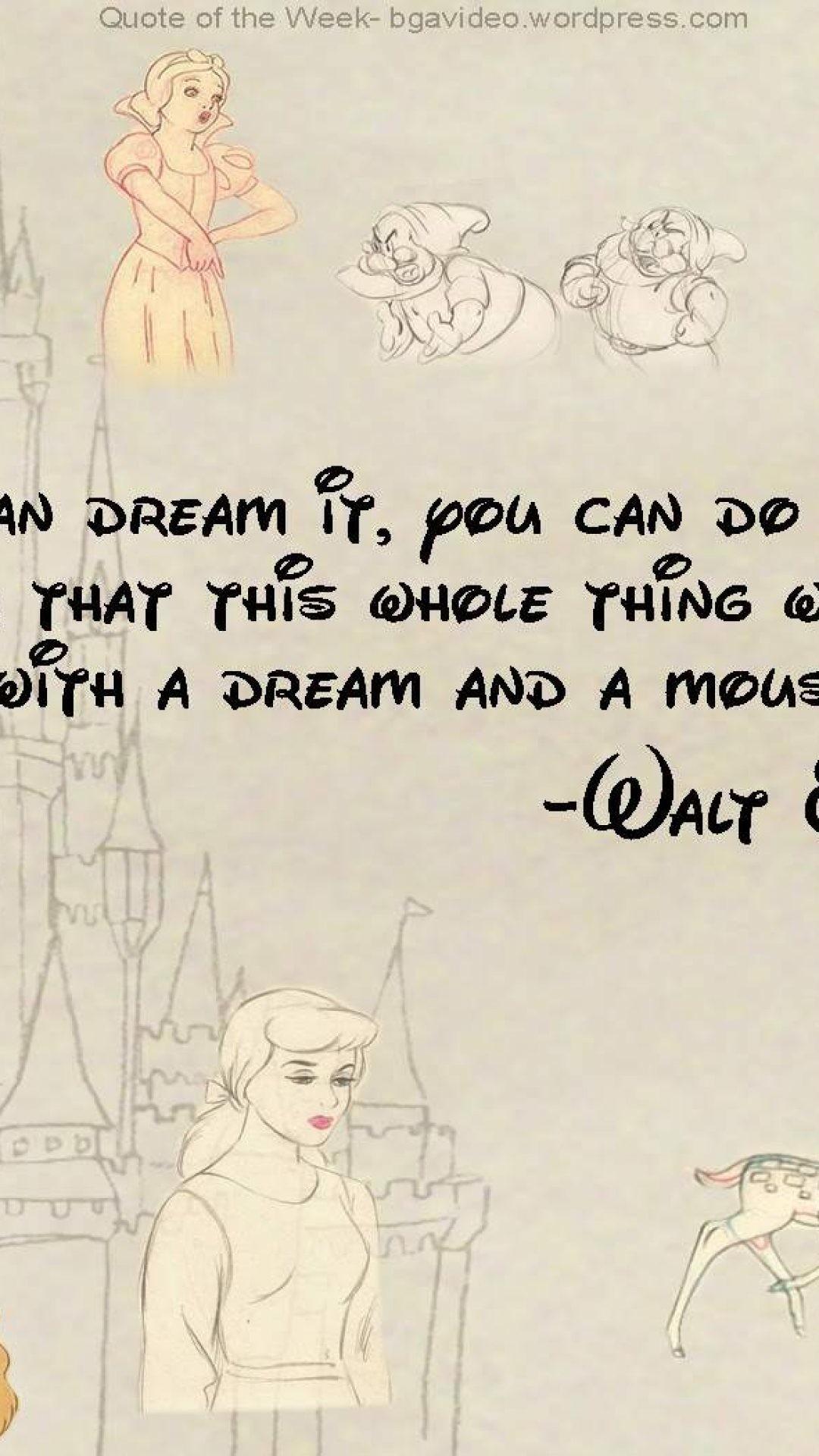 1080x1920 Disney Quote iPhone