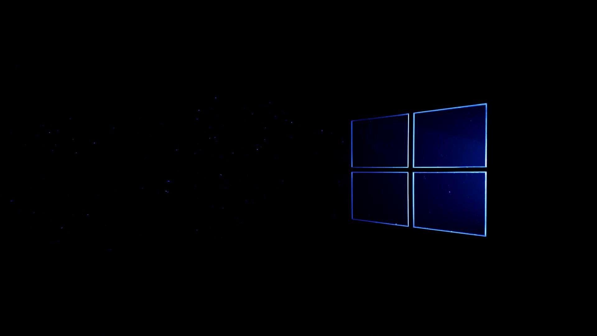 1920x1080 Black Windows 10 HD Wallpaper