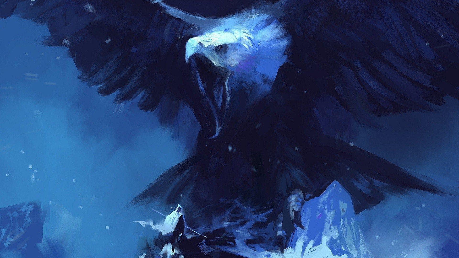 1920x1080 Blue Dragon Wallpaper