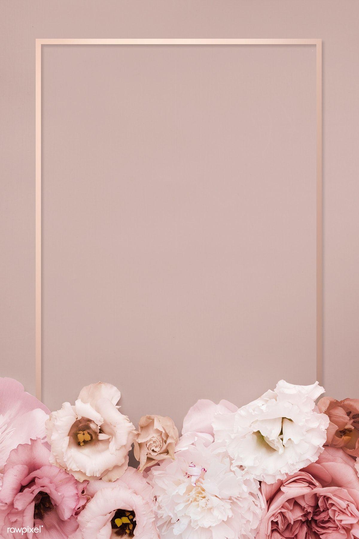 1200x1798 Pink Gold Flower Wallpaper, HD Pink Gold Flower Background on WallpaperBat