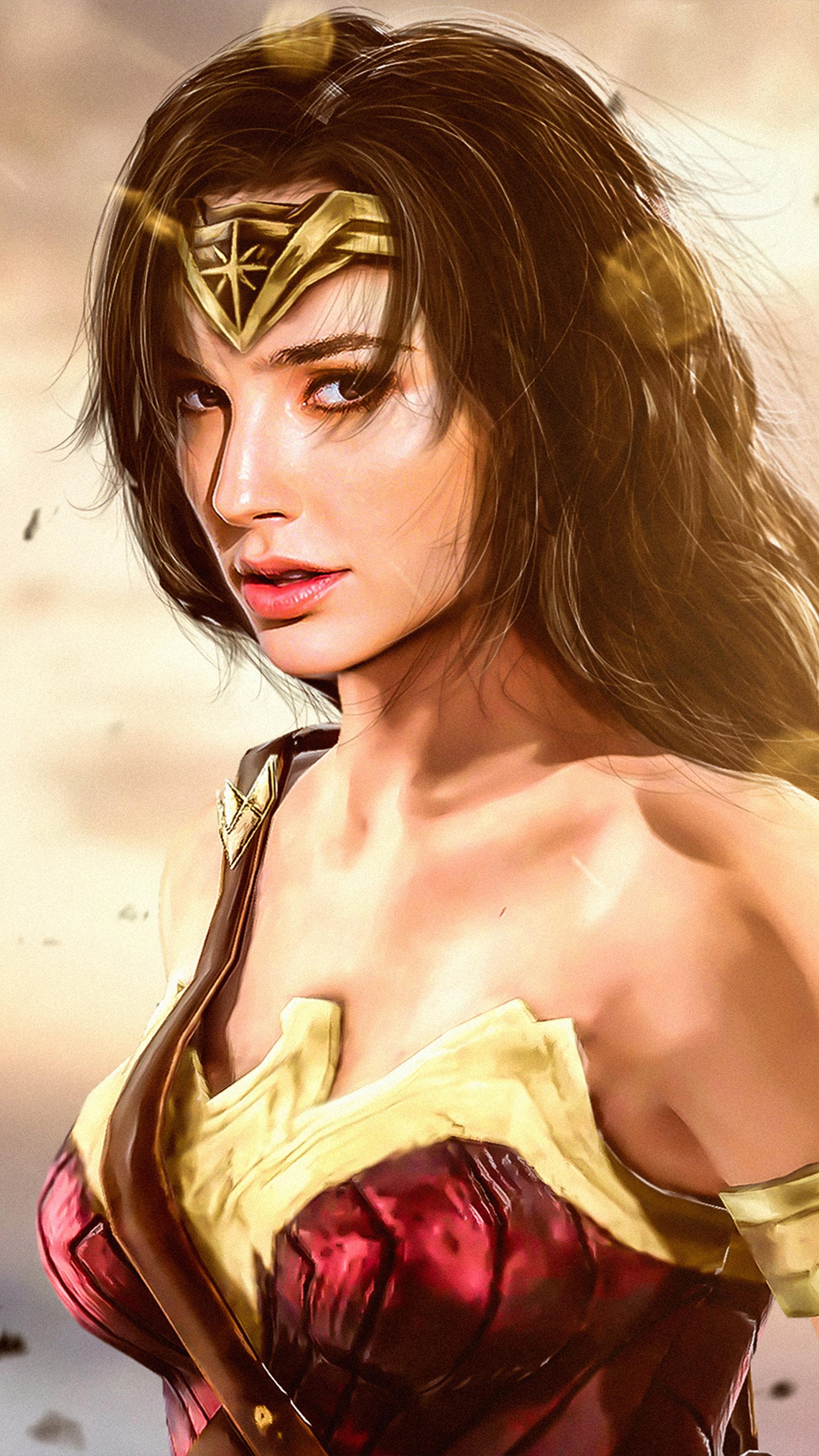 2160x3840 Wonder Woman Cosplay Artwork 4K Ultra HD Mobile Wallpaper