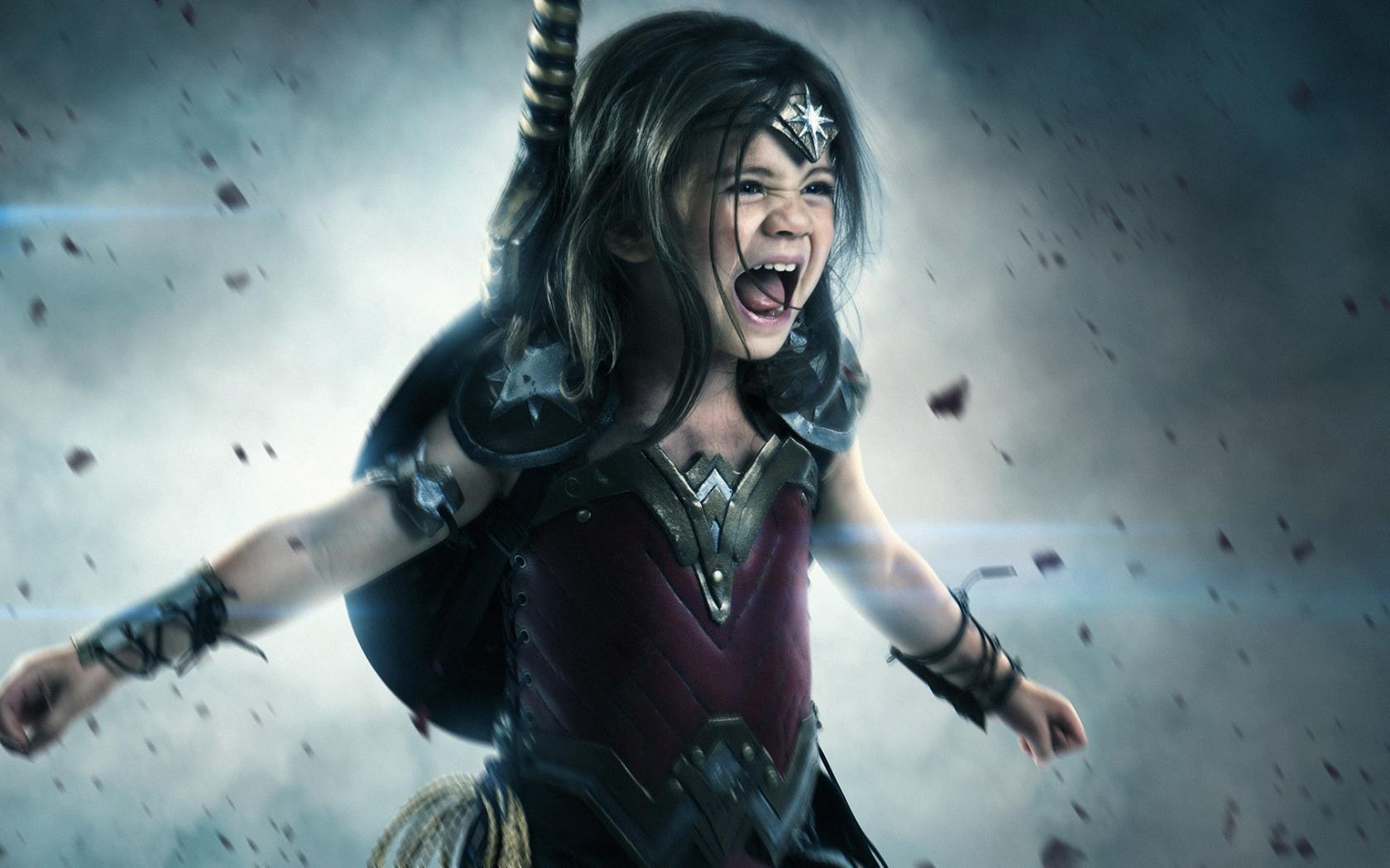 1680x1050 Desktop Wallpaper Kid As Wonder Woman, HD Image, Picture, Background, Gnchak