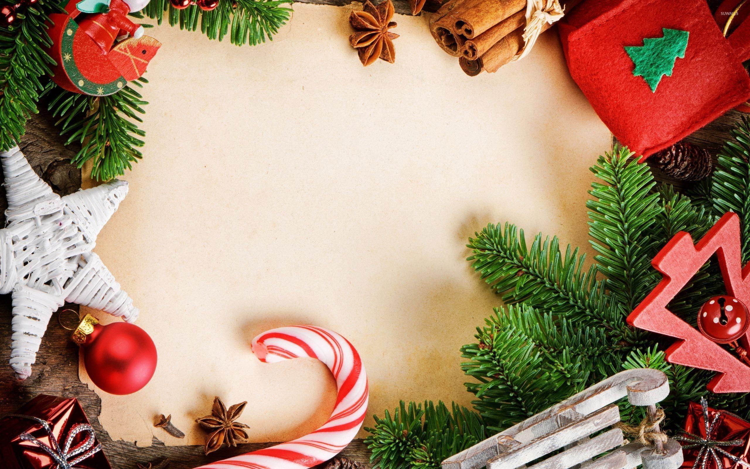 2560x1600 Christmas Decorations Wallpaper