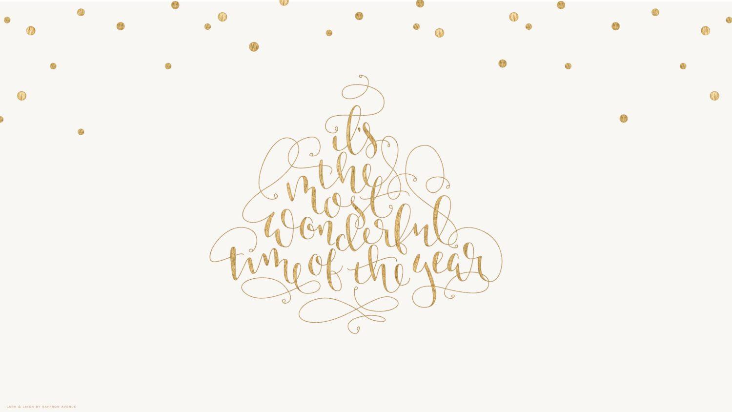 1500x844 Free Christmassy Desktop Wallpaper. lark & linen