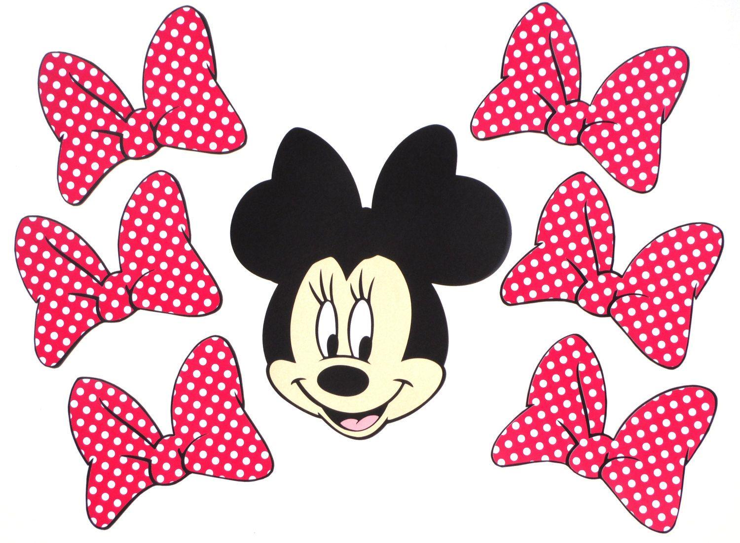 minnie mouse bow stencil