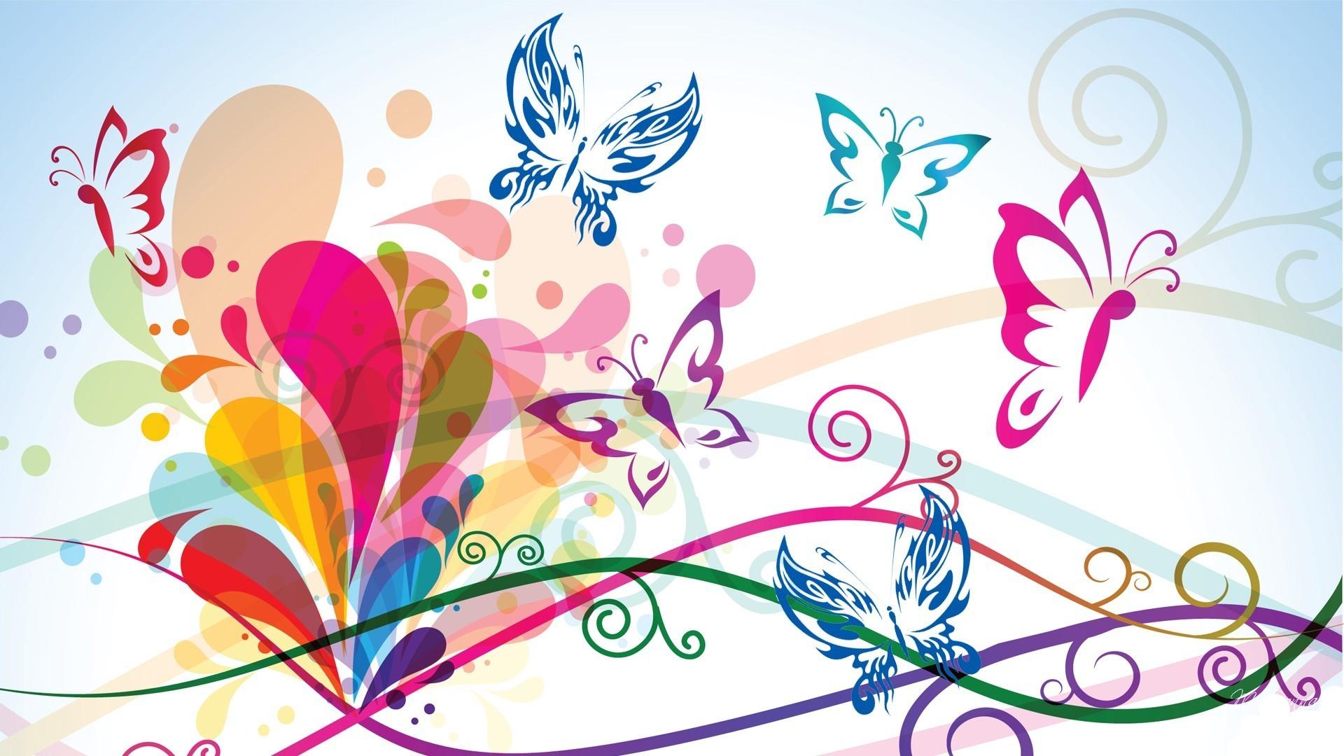 1920x1080 Loving butterflies wallpaper. PC