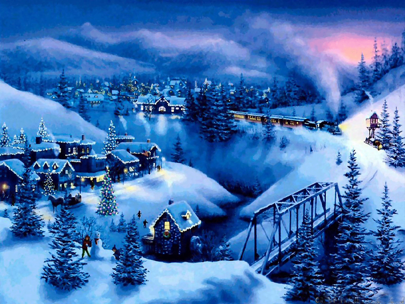 Christmas Train Wallpapers - Top Free