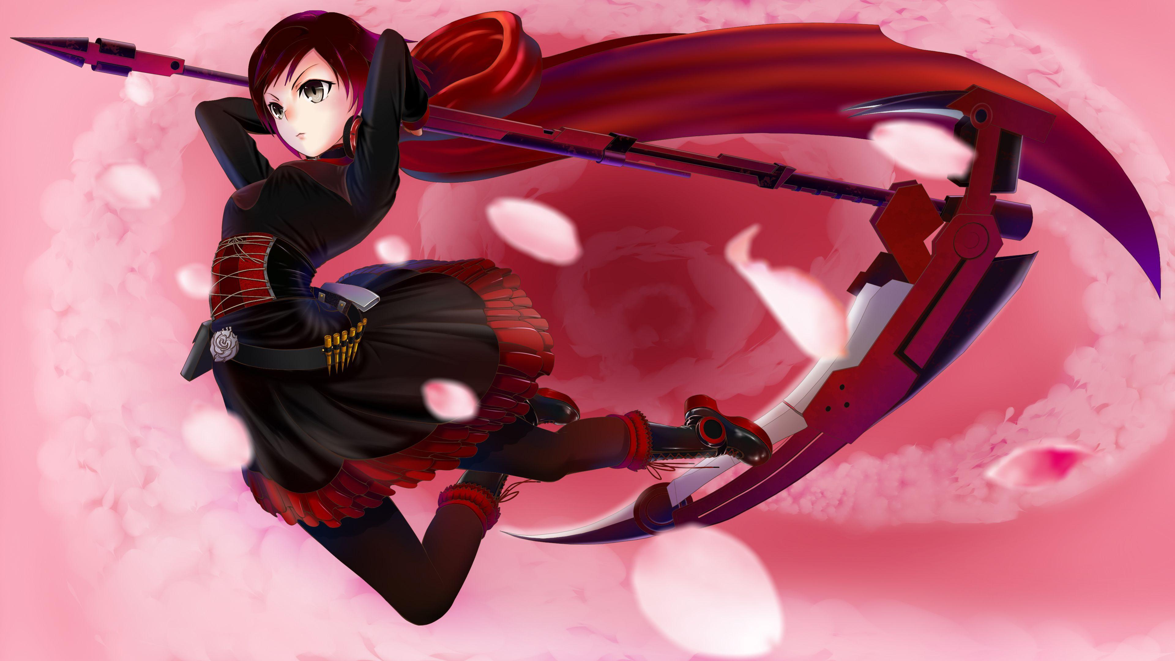 Your rwby fantasy. RWBY Ruby Rose коса. Руби Роуз RWBY коса. RWBY Ruby Rose оружие. RWBY Руби Роуз оружие.