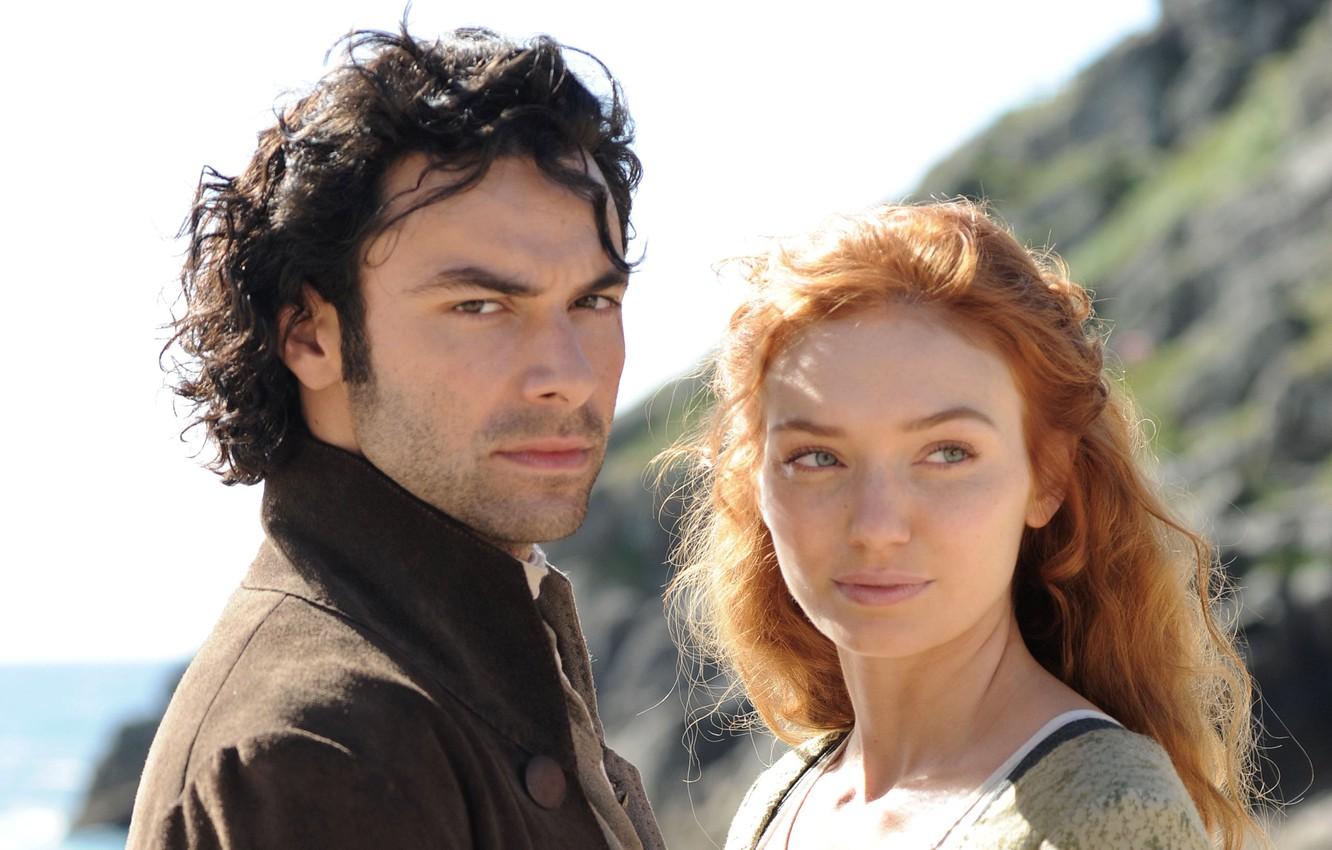 1332x850 Wallpaper the series, actors, characters, Aidan Turner, Poldark, Eleanor Tomlinson, Ross Poldark, Demelza image for desktop, section фильмы