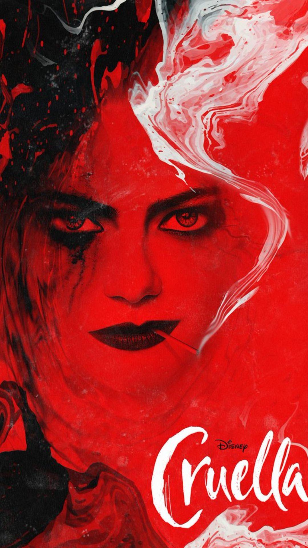 1080x1920 Cruella Wallpaper Cruella Movie Background Download