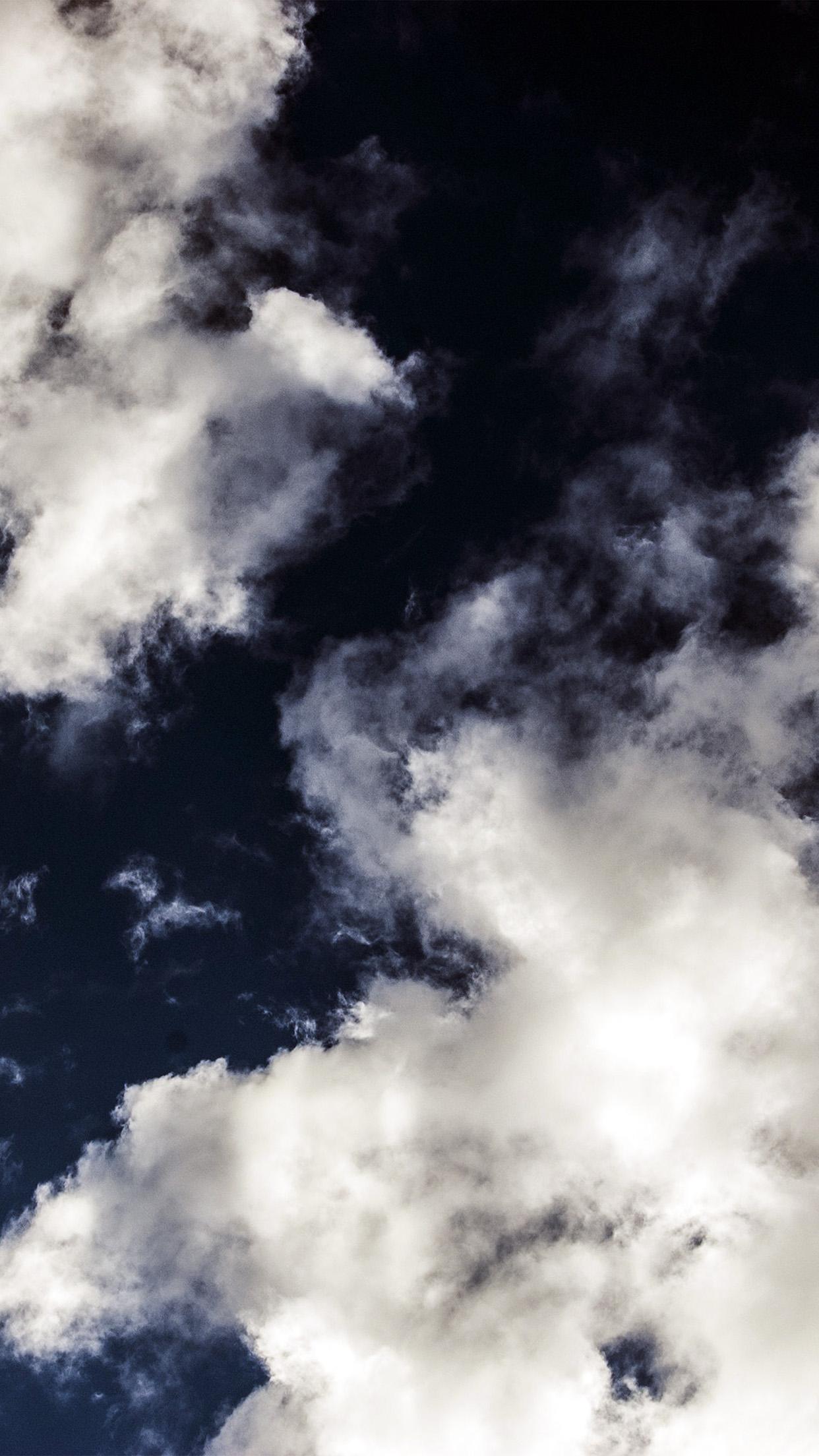 1242x2208 iPhone X wallpaper. cloud dark blue sky nature summer