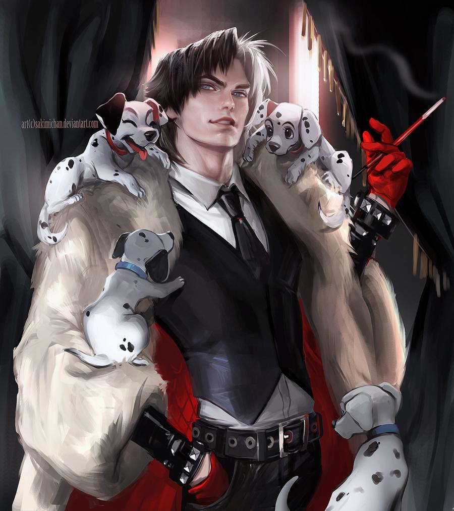 900x1013 Cruella de Vil Dalmatians Anime Image Board