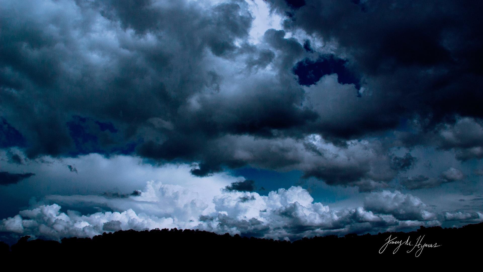 1920x1080 Blue Cloud Dark Sky Wallpaper:1920x1080