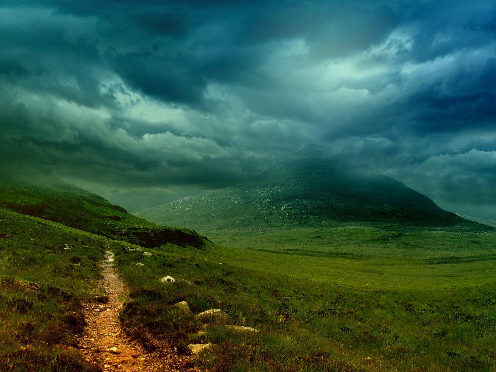 1600x1200 Dark blue clouds wallpaper. Dark blue clouds