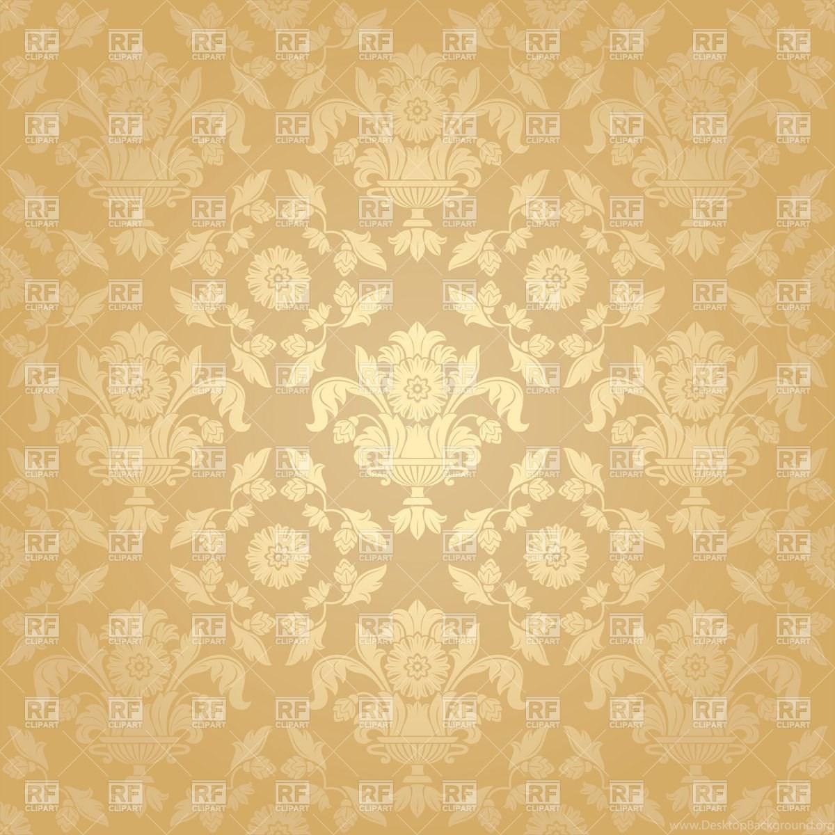 1200x1200 Seamless Beige Victorian Wallpaper With Floral Pattern Download. Desktop Background