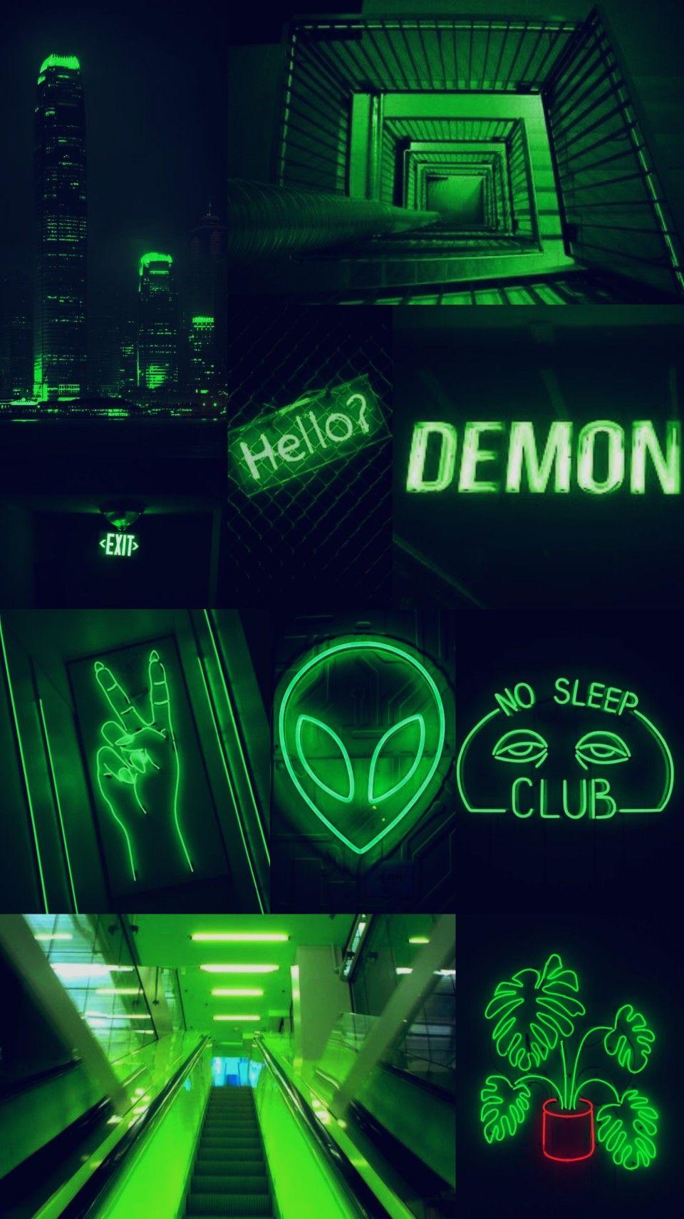 960x1709 Cool Neon Green Wallpaper