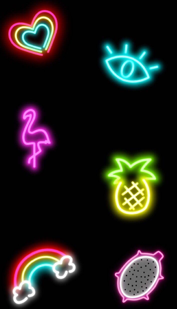 708x1234 Neon Aesthetic Wallpaper