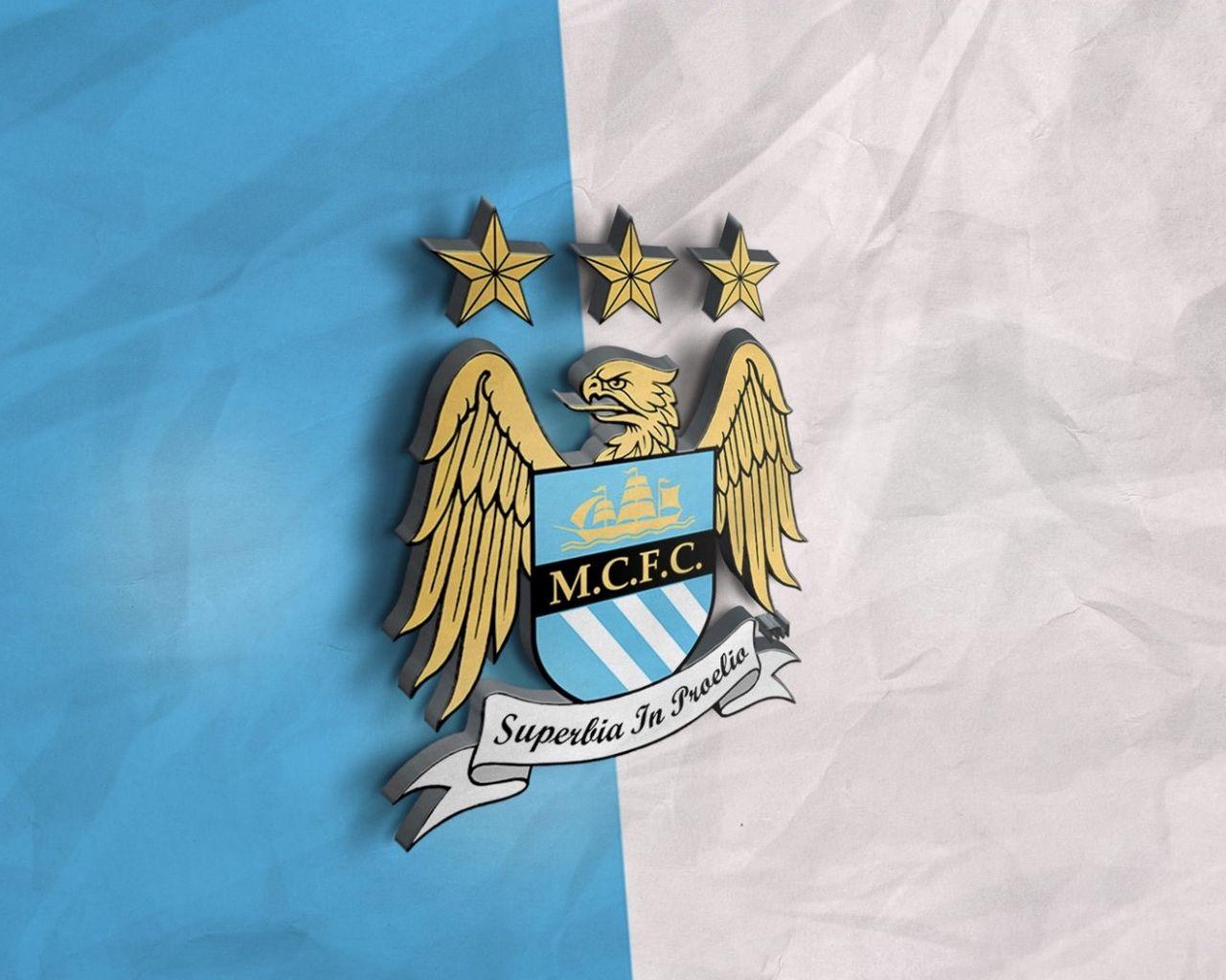 1280x1024 Download wallpaper 1280x1024 manchester city, england, premier league, logo standard 5:4 HD background