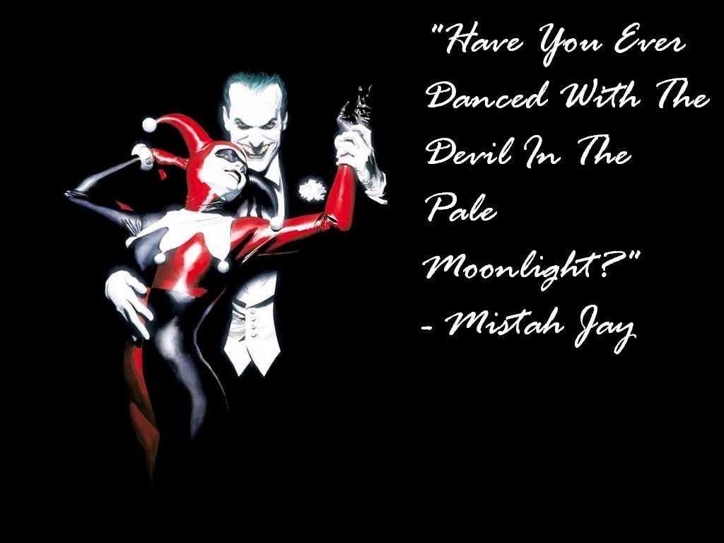 Harley Quinn And Joker Quotes Wallpapers Top Free Harley Quinn And Joker Quotes Backgrounds Wallpaperaccess