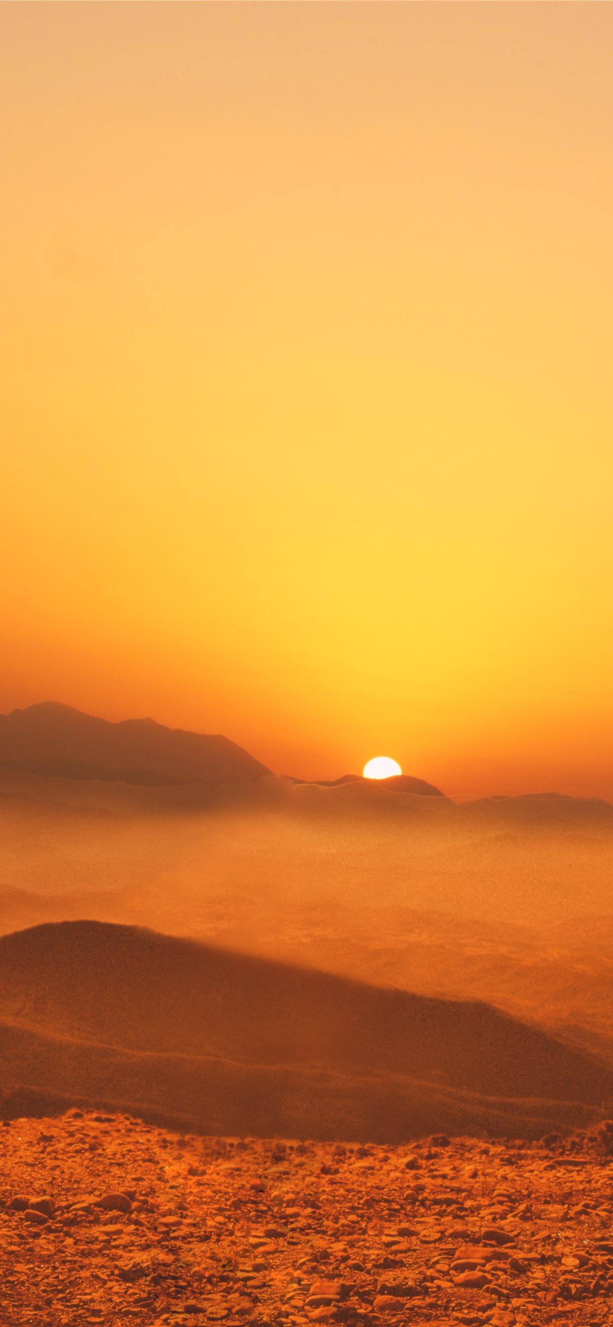 1242x2688 brown hill iPhone X Wallpaper Free Download