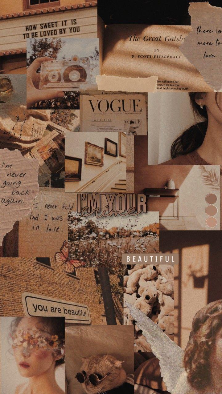 720x1280 Brown Aesthetic Wallpaper
