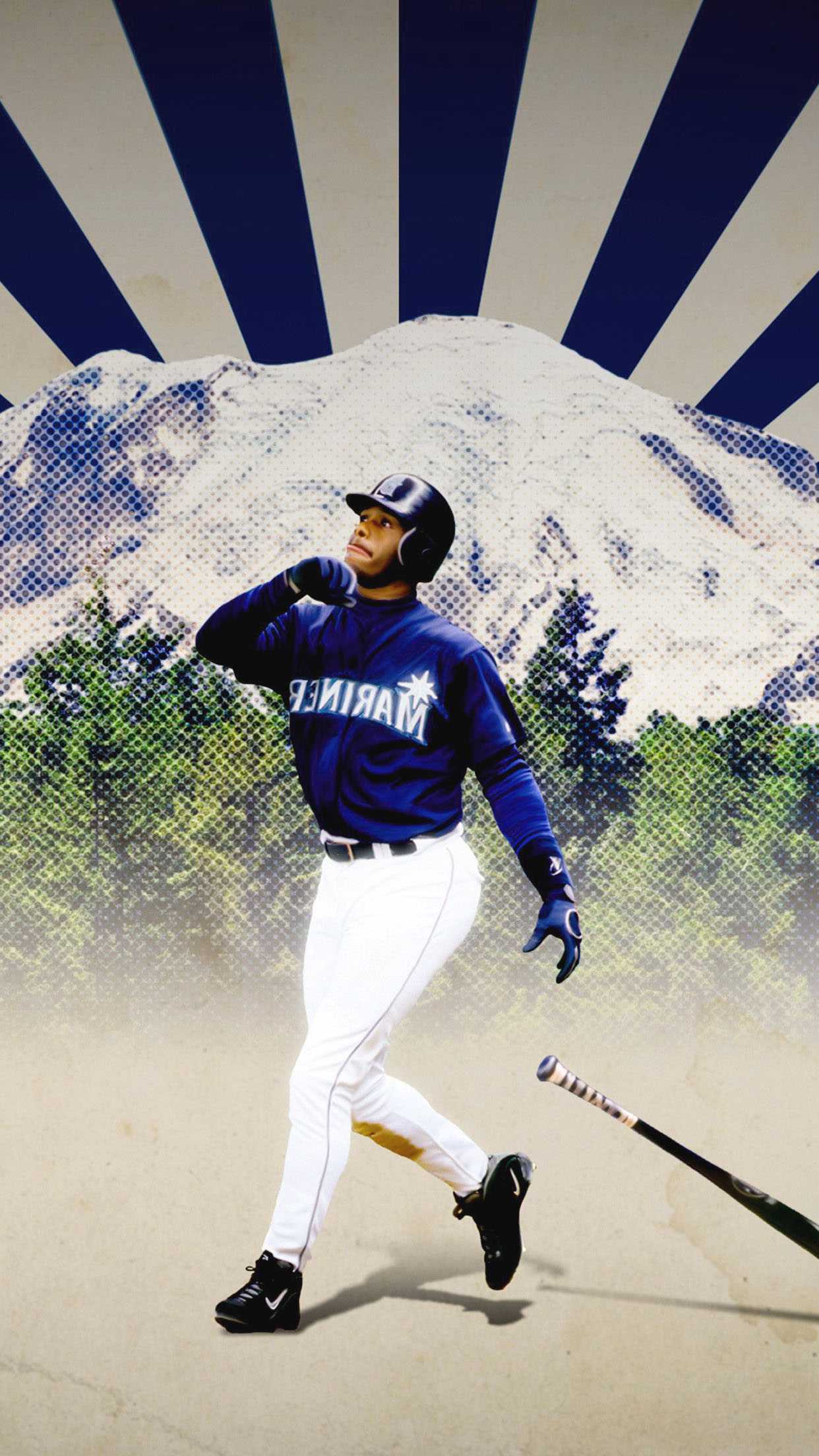 1242x2208 Baseball Background