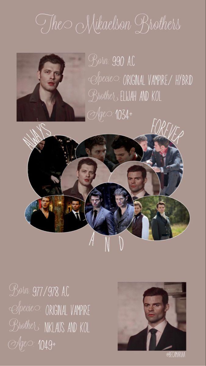 676x1200 The Mikaelson Brothers family wallpaper