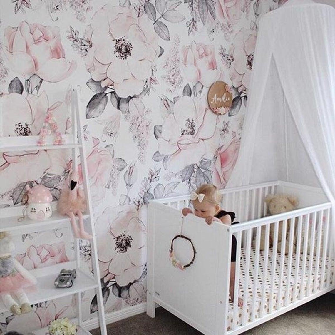 1140x1140 Girls Floral Crib Sheet Crib Bedding- Lottie Da Baby