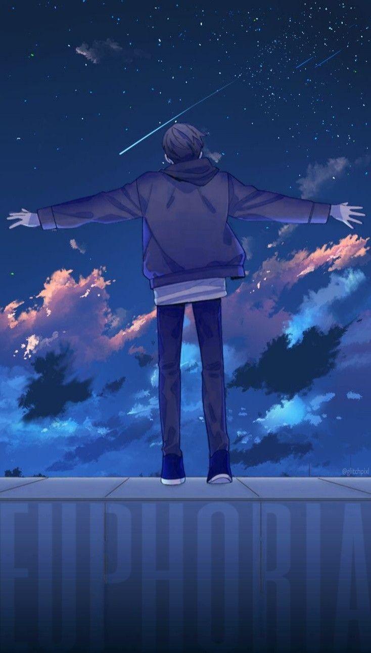 734x1292 Sleeping Boy Anime Wallpaper